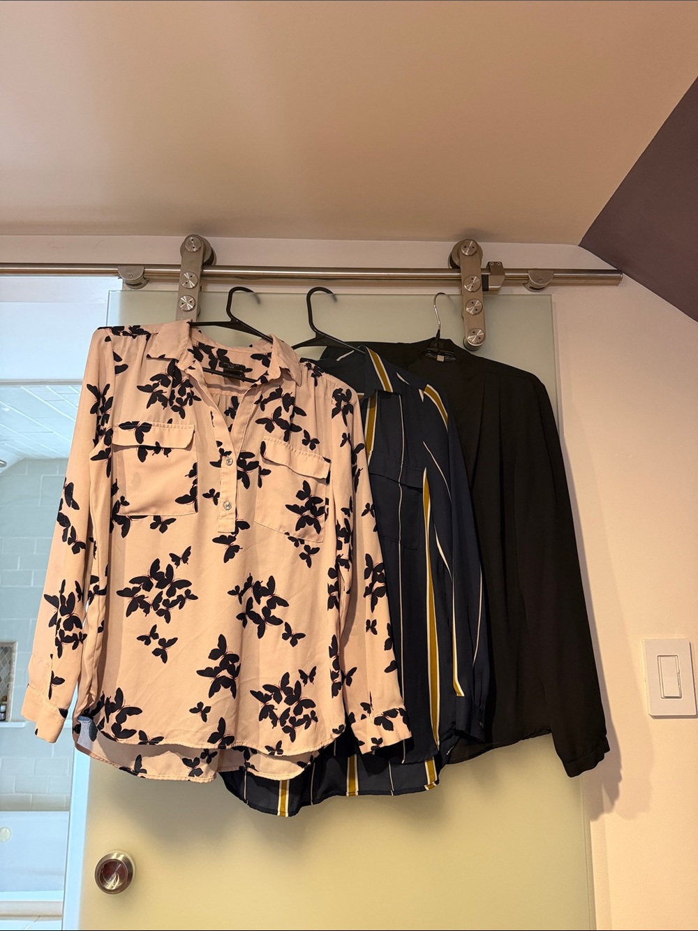 3 Button-Front Shirts Bundle